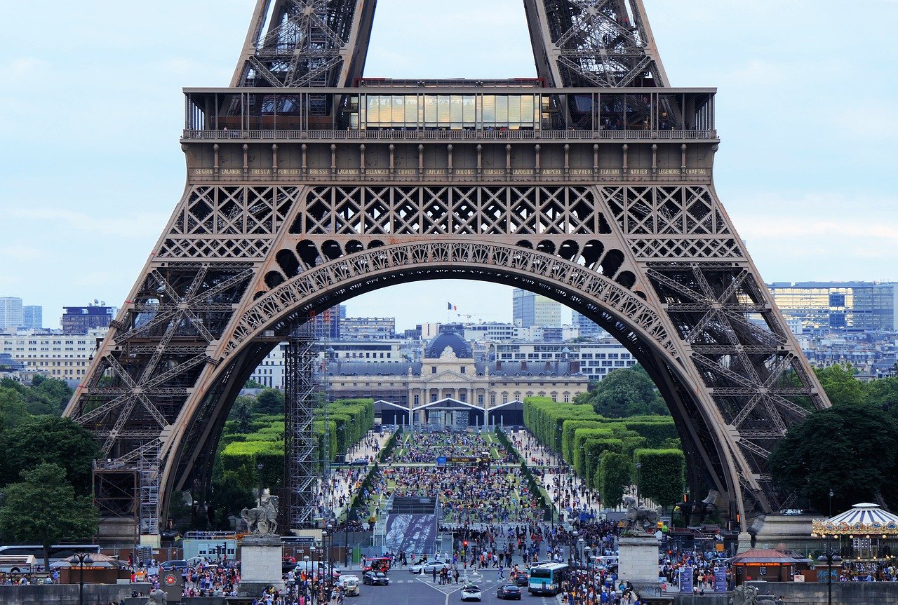 eiffel tower, arch, tourism